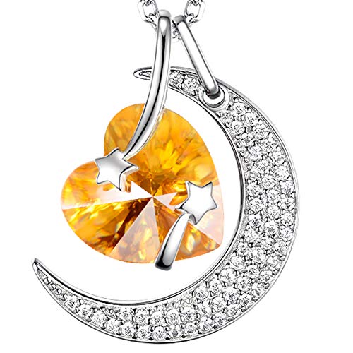 M November Citrine Necklace