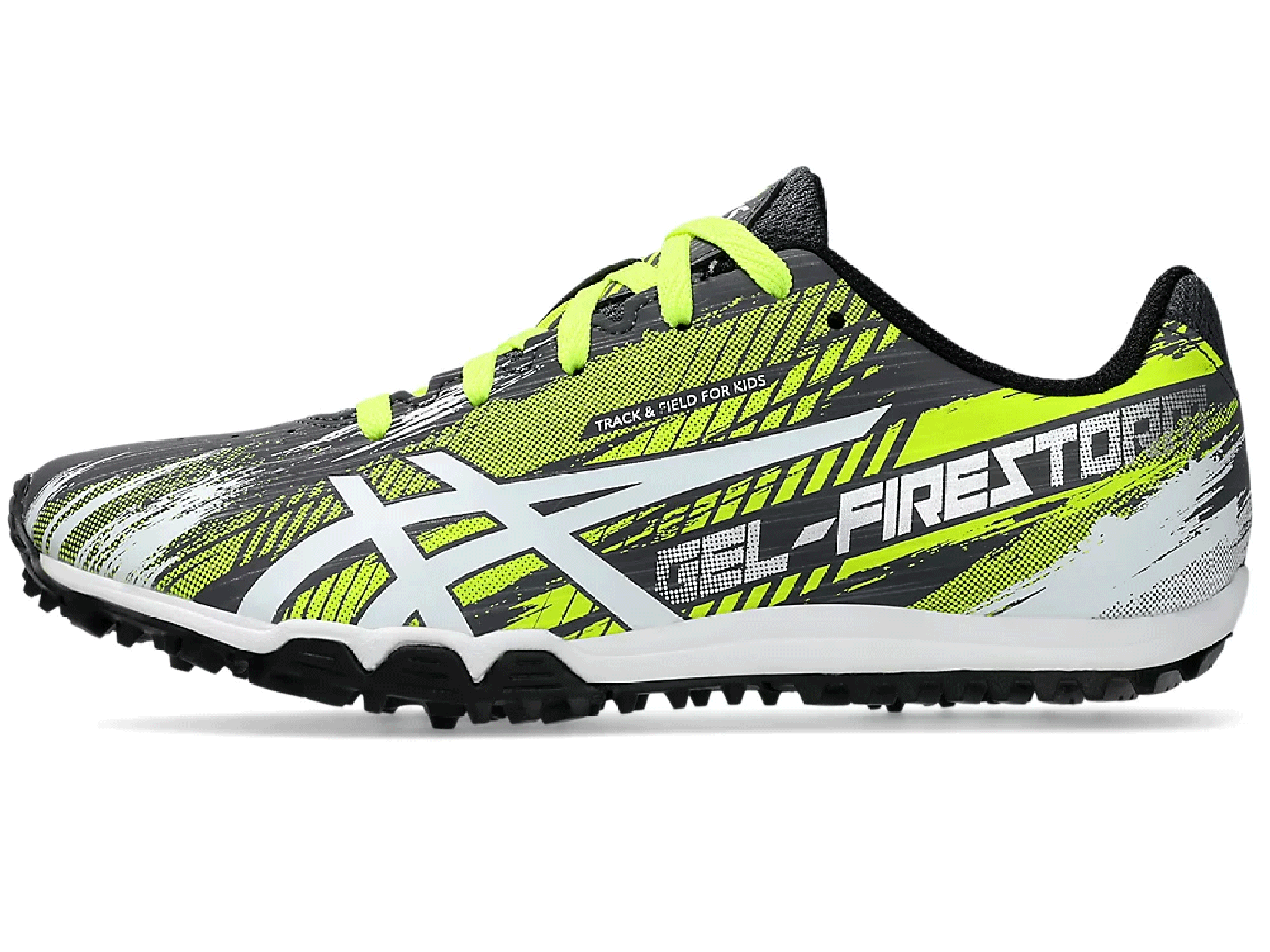 ASICS Junior Gel Firestorm 5 Running Shoes - Kids' Lightweight Athletic Sneakers for Boys & Girls - Breathable Mesh & Cushioned Support - Perfect for School Sports, Track Running, and Daily Wear (Style: 1094A004-750)