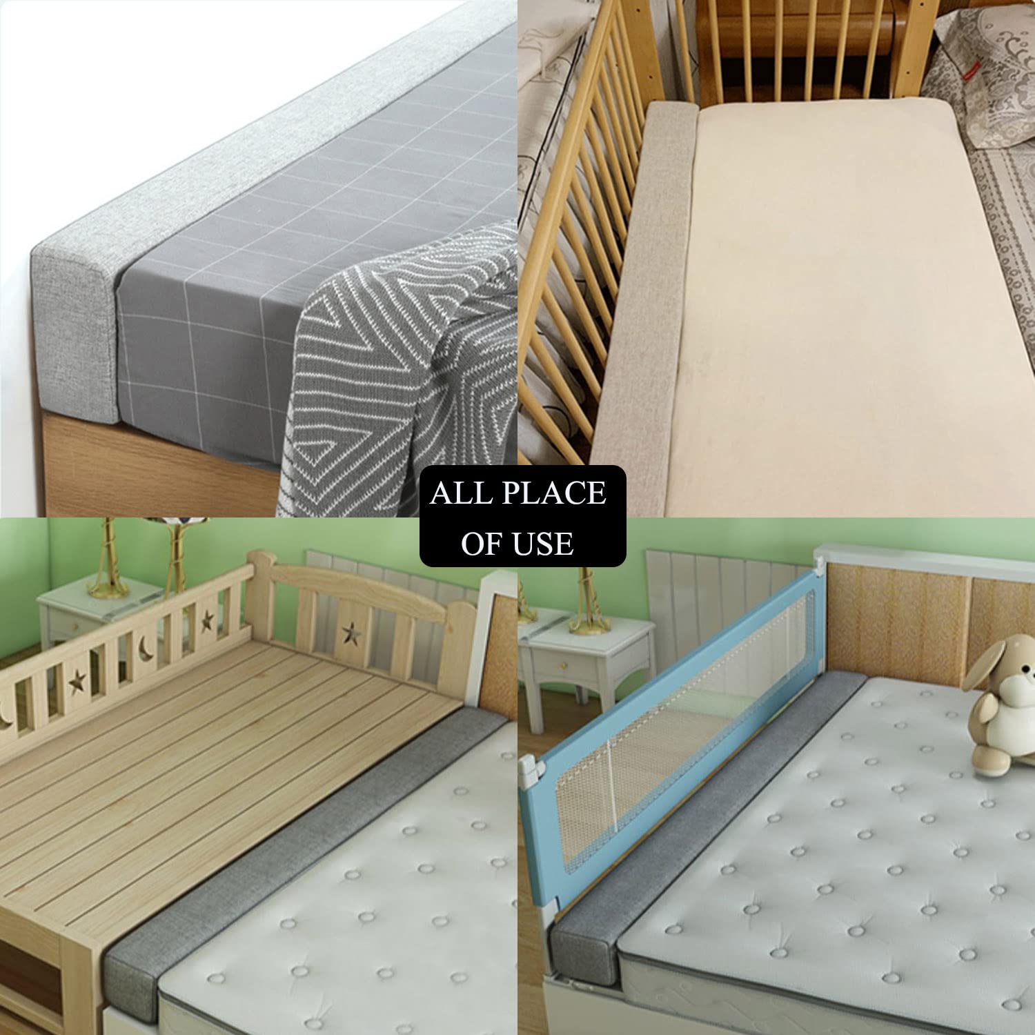 Premium SAMTY Bed Gap Filler Pillow - 79x8x8 Inch Headboard Space Filler, Sofa Crack Stopper & Mattress Gap Eliminator - Perfect for Bedroom, Guest Room & Dorm Comfort