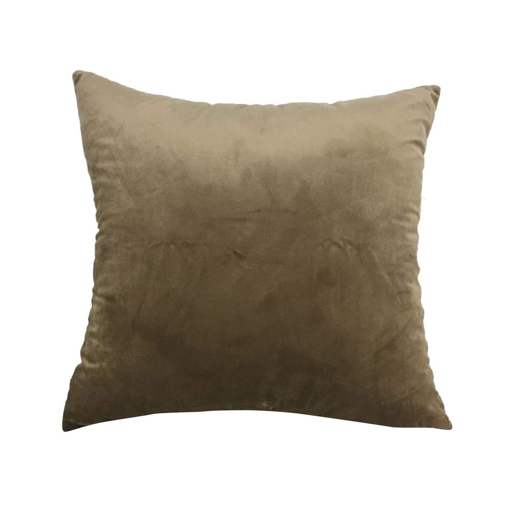 Velvet Soft Decorative Square Pillow Covers 60x60cm - Luxury Cushion Cases for Sofa, Bed & Living Room - Perfect for Home Decor, Throw Pillow Covers for Cozy Comfort
