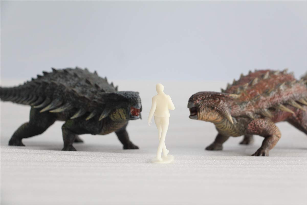 1/35 Scale Ankylosaurus Dinosaur Model - Realistic PVC Ankylosauridae Collector Toy for Adults | Blue Dinosaur Figure for Home Decor, Office Display & Dinosaur Enthusiast Gift