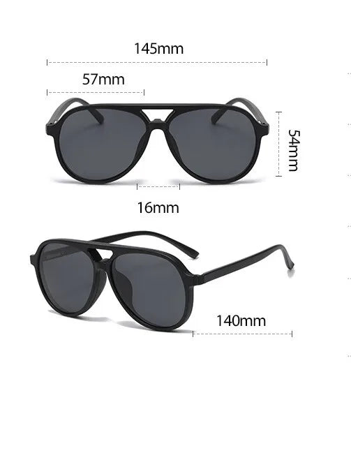 CCspace Unisex Full Rim Oval TR90 Titanium Eyeglasses with Clip-On Polarized Sunglasses - Lightweight Durable Frame for Men & Women - Perfect for Driving, Outdoor Sports and Daily Fashion Wear