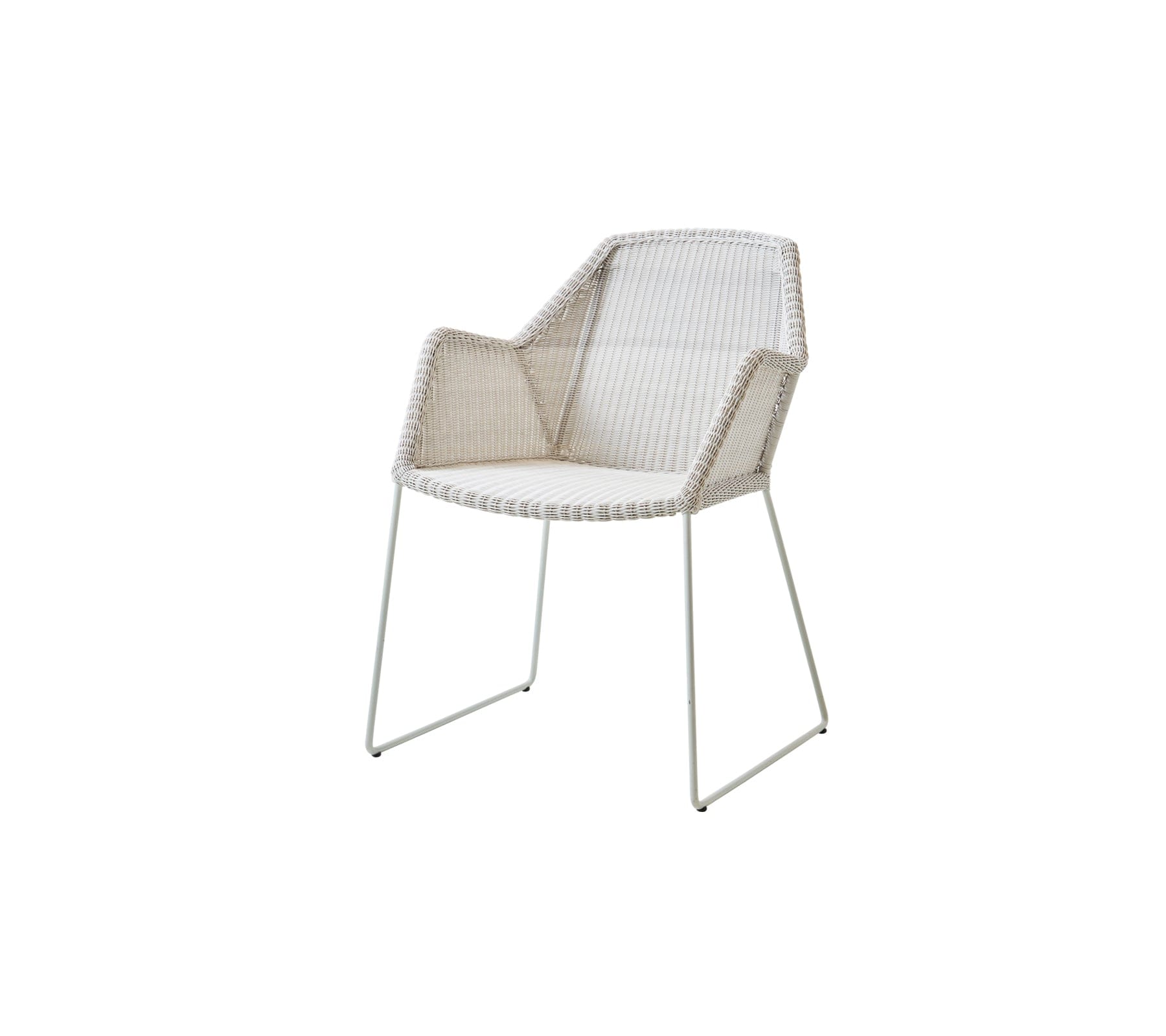 Breeze Outdoor Dining Weave Chairs Set of 2 - Lightweight Patio Furniture for Backyard, Poolside & Garden - Weather-Resistant Wicker Dining Chairs with Cushions