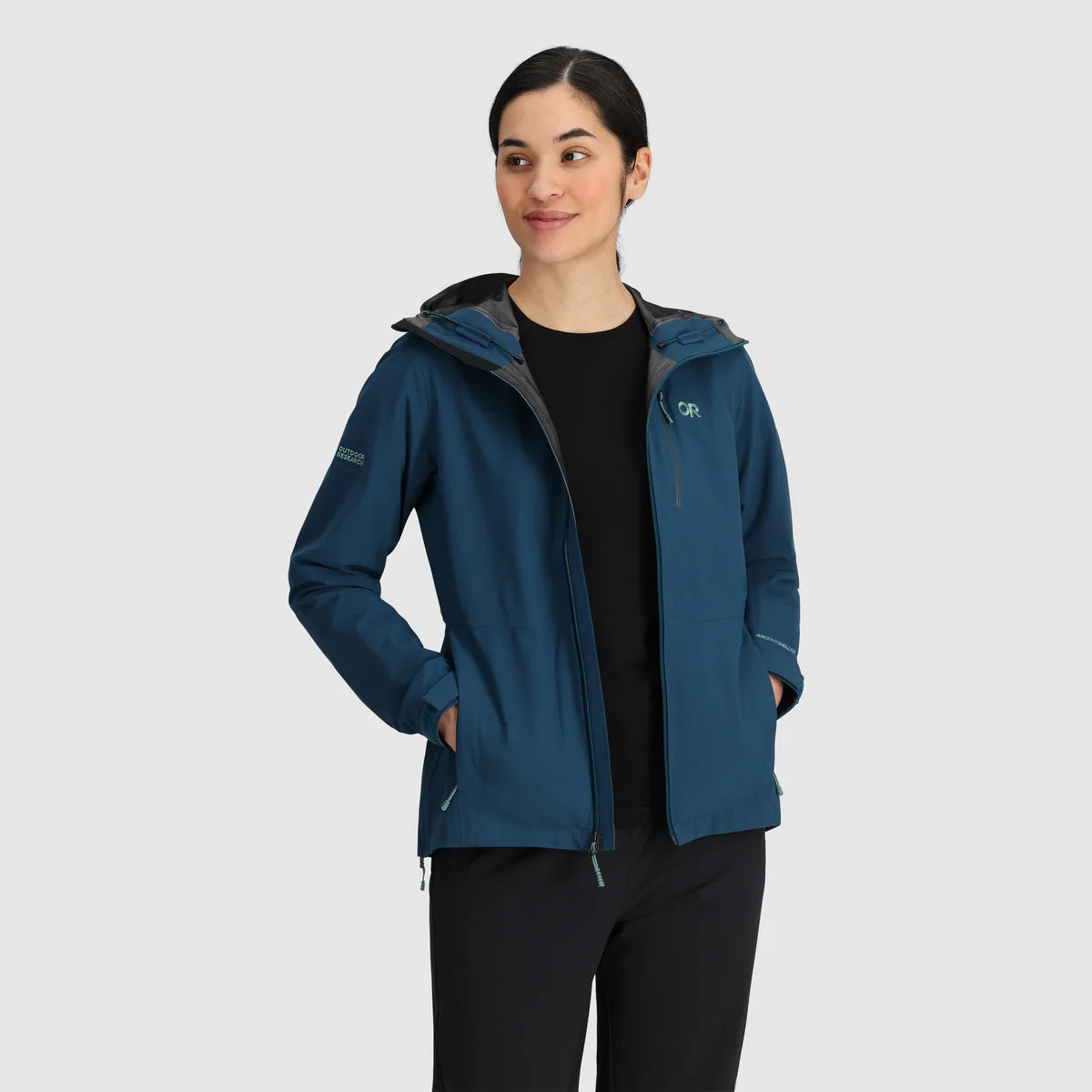 Aspire 3L Waterproof Jacket for Women - Lightweight Windproof Raincoat with Hood - Perfect for Hiking, Camping & Outdoor Adventures
