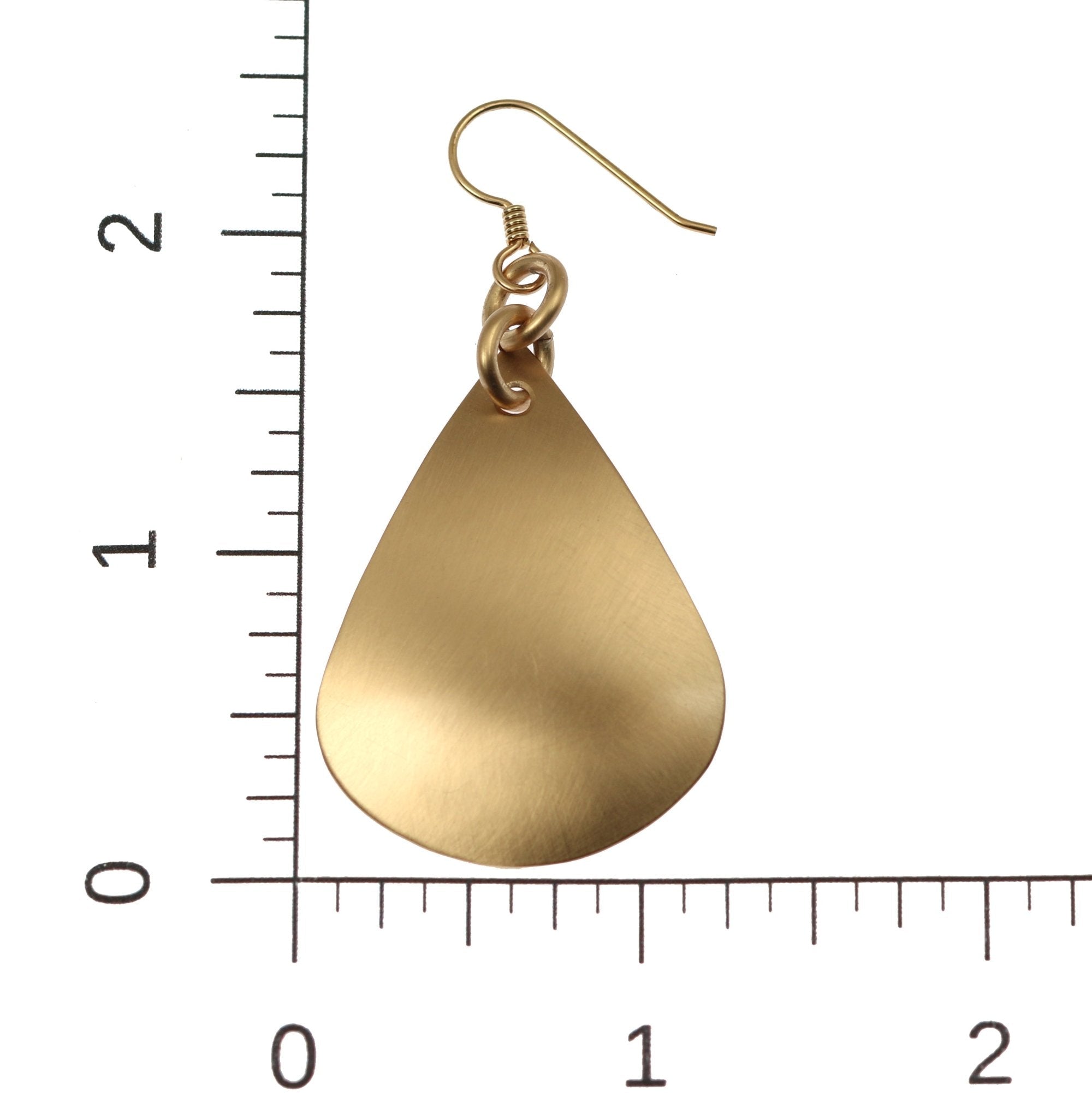 Elegant Brushed Bronze Teardrop Earrings for Women - Boho Chic Dangle Earrings - Perfect for Parties, Weddings & Everyday Wear