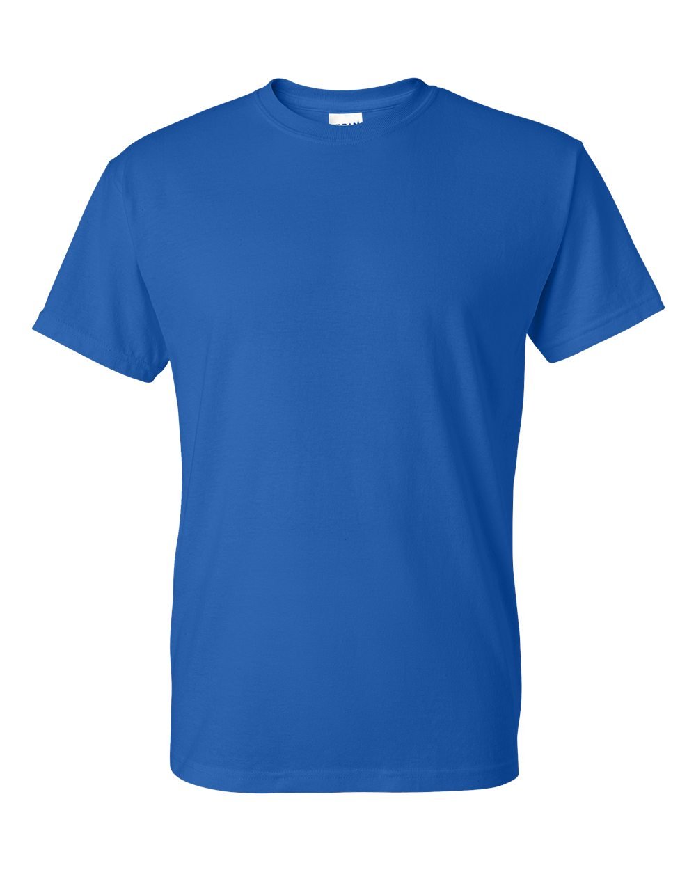 Premium 5.6 oz 50/50 Cotton Blend T-Shirt (G800) - Royal Blue, 3XL (Pack of 12) - Comfortable Crewneck Tees for Work, Casual Wear & Screen Printing