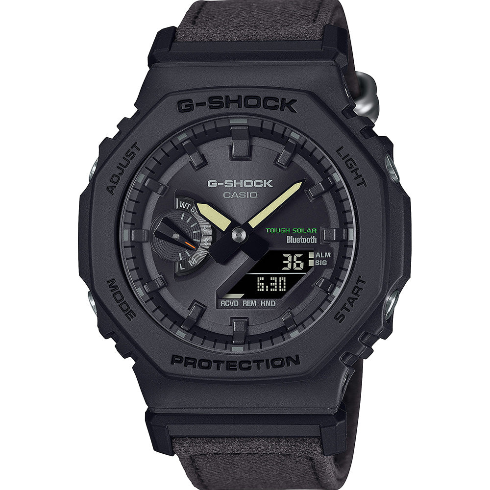 Casio G-Shock GAB2100CT-1A5 Analog-Digital Black Watch for Men - Durable Outdoor & Military Style Timepiece - Perfect for Hiking, Running, and Adventure Activities