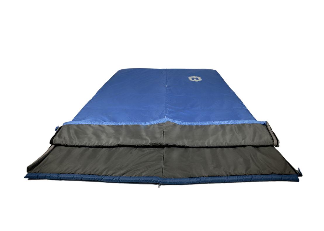 Blueberry Hill Double Wide Sleeping Bag - Extra Large for 2 Persons, Waterproof & Warm for Camping, Hiking, Backpacking, Outdoor Adventures