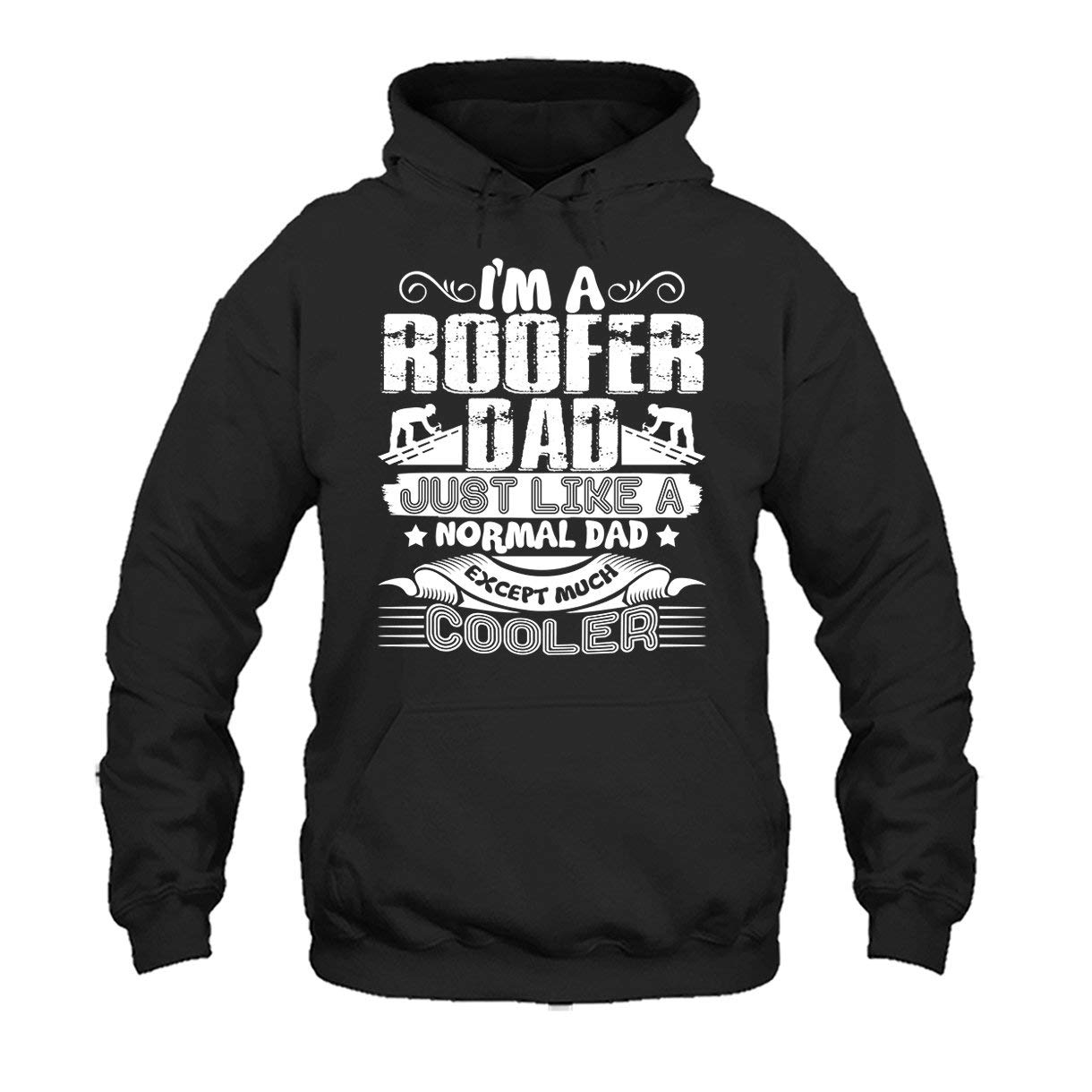 Cool Roofer Dad Hoodie for Men & Women - Outdoor & Casual Wear