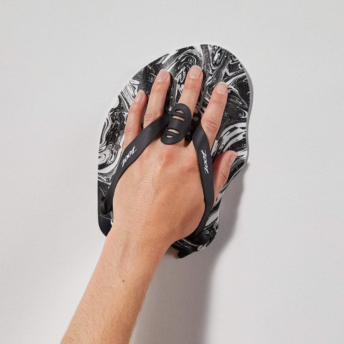 Ultra Hand Paddles for Swimming Training - High Performance Black & White Swim Paddles - Improve Stroke Technique for Competitive Swimmers & Water Workouts