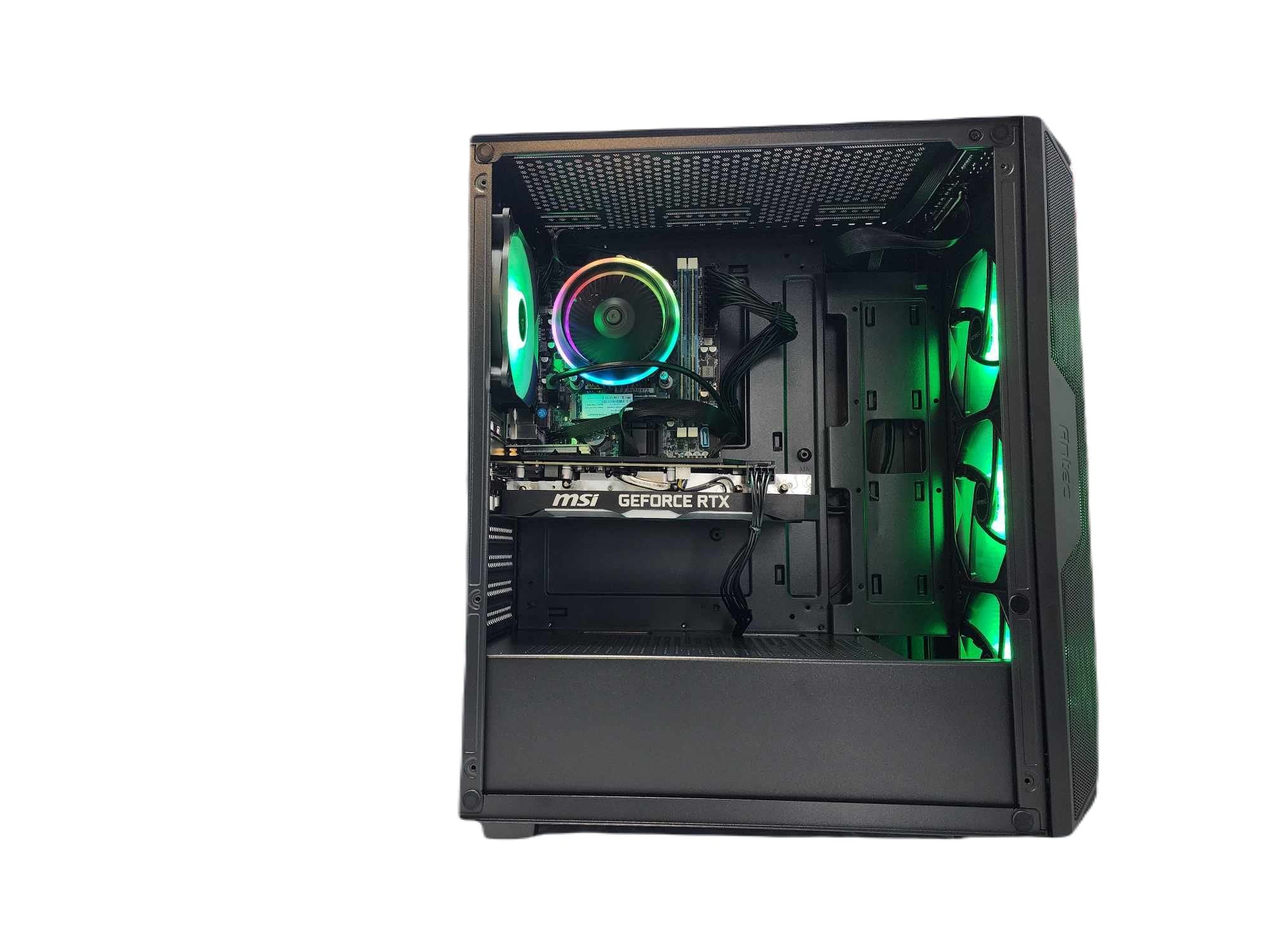 Ryzen 7 7800X3D Gaming PC with NVIDIA RTX 4060, 500GB SSD + 1TB HDD, 16GB DDR5 RAM - AX61 Black A620 Desktop Computer for 4K Gaming & Streaming