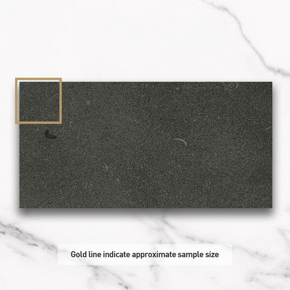 Premium Fugue Charcoal 300x600mm Lappato Porcelain Tile - Matte Finish, Durable & Waterproof - Perfect for Bathroom, Kitchen & Living Room Flooring