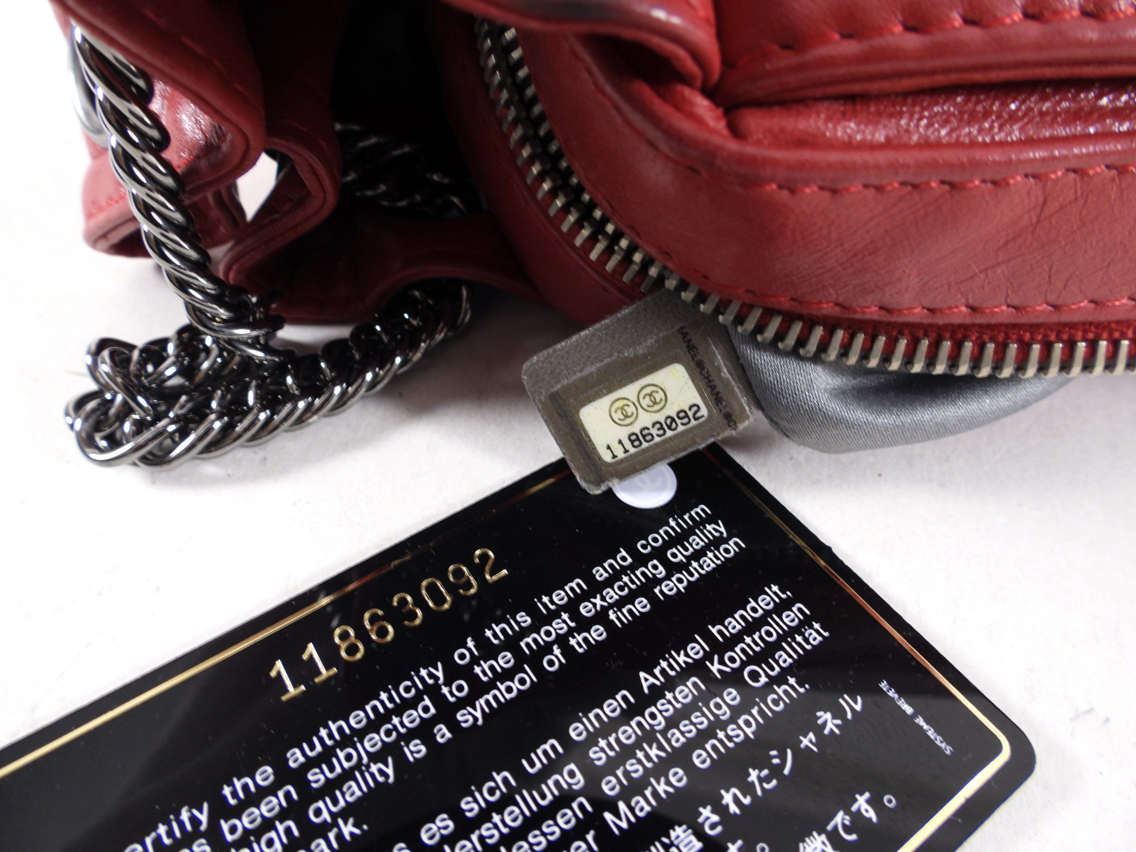 Chanel Cherry Red LAX Accordion Bag - Luxury Crossbody Handbag for Women | Perfect for Parties, Travel & Everyday Use