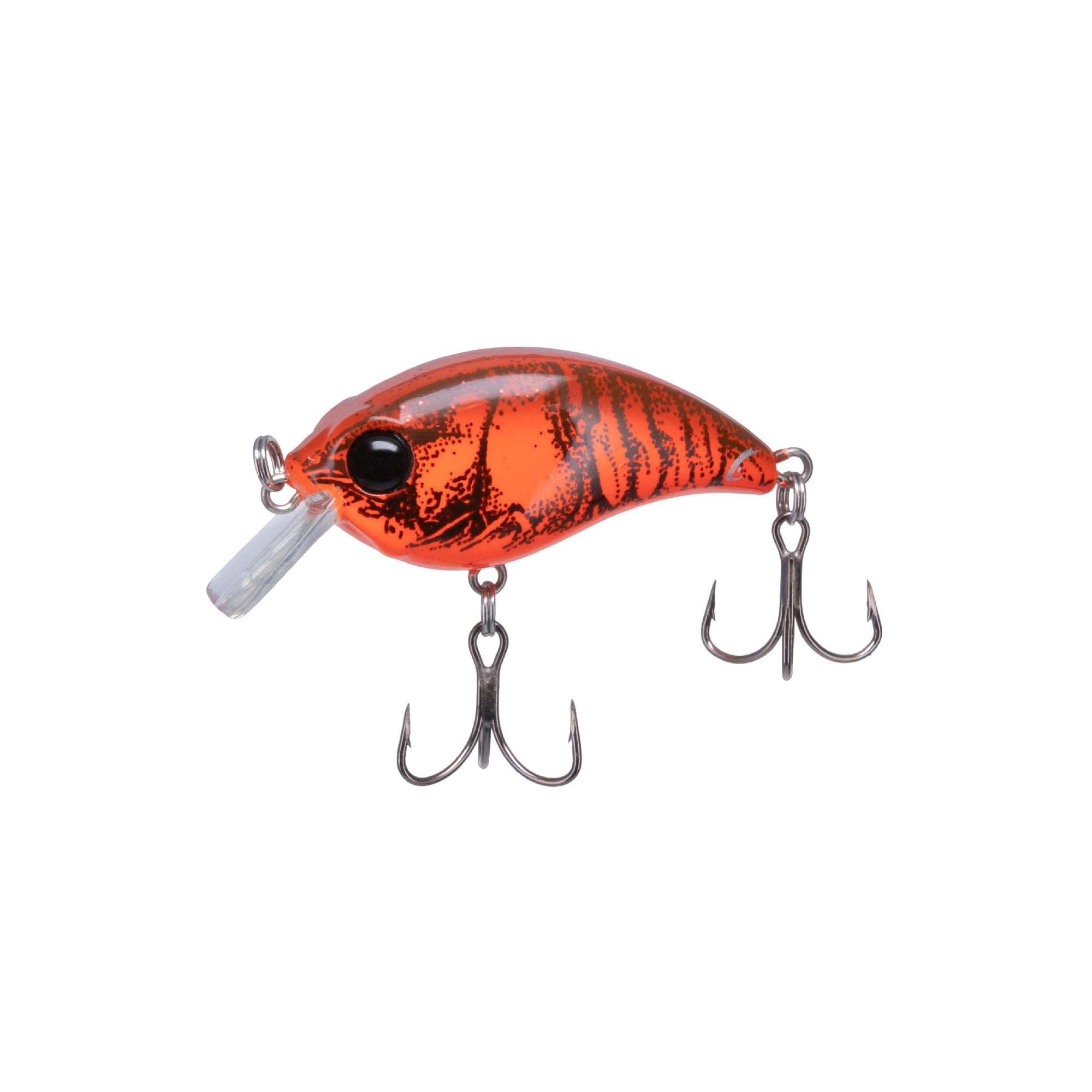 Bill Lewis ATV Squarebill Crankbait Fishing Lure 1.0 - Lifelike Freshwater & Saltwater Bait with Mustad Triple Grip Hooks (Fire Truck Craw) - Perfect for Bass, Walleye, and Pike Fishing in Lakes and Rivers