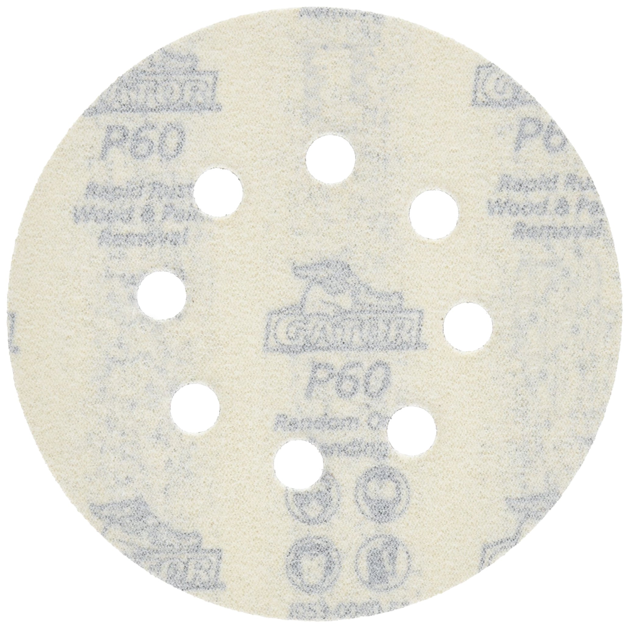 ALI INDUSTRIES 4144 5-Inch 60 Grit Sanding Discs - 15 Pack for Woodworking, Metal Polishing & DIY Projects - Premium Sandpaper for Angle Grinders & Orbital Sanders