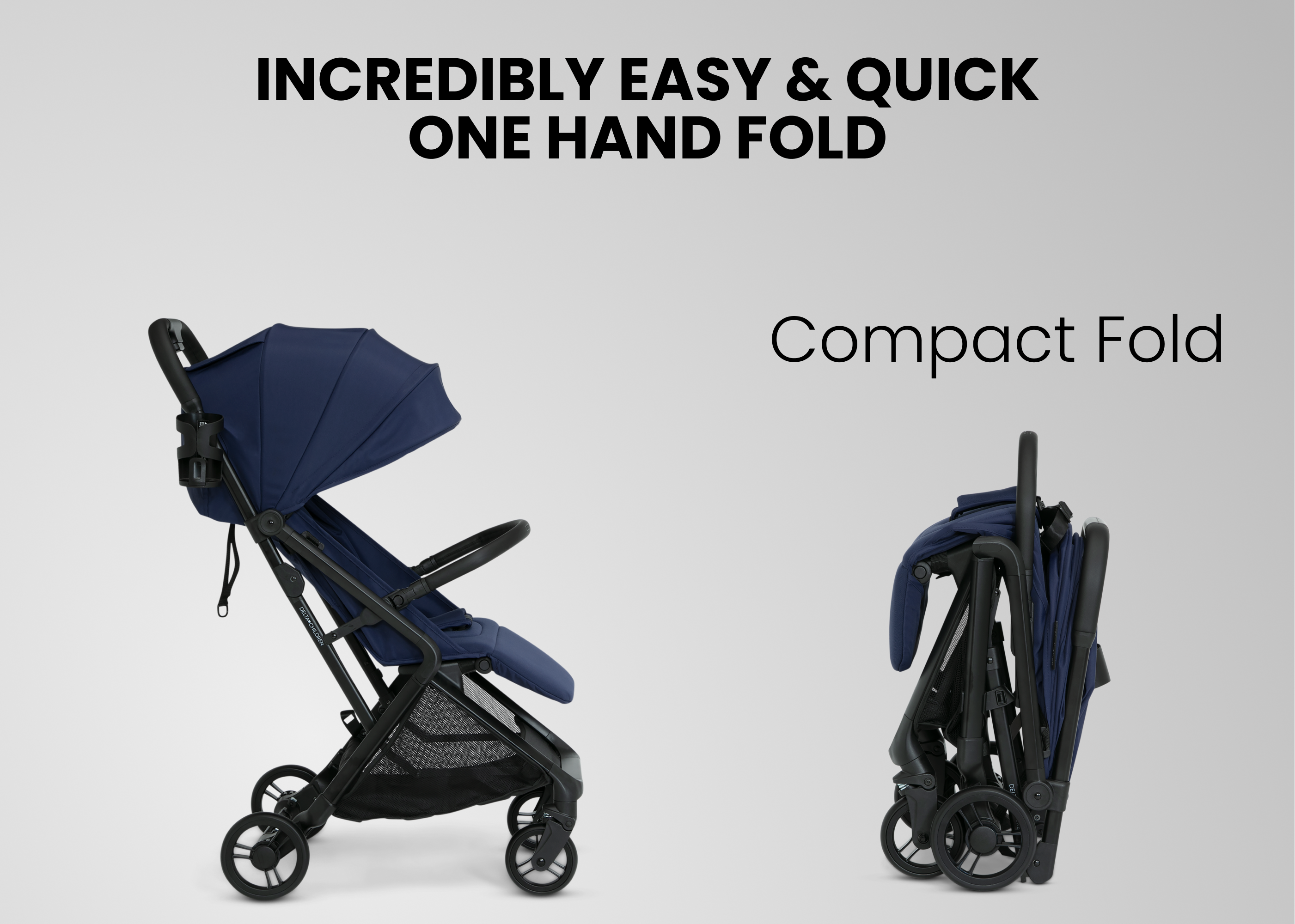 Icon Ultra Compact Lightweight Stroller for Everyday Use & Travel - Perfect for City Walks, Shopping, and Family Outings