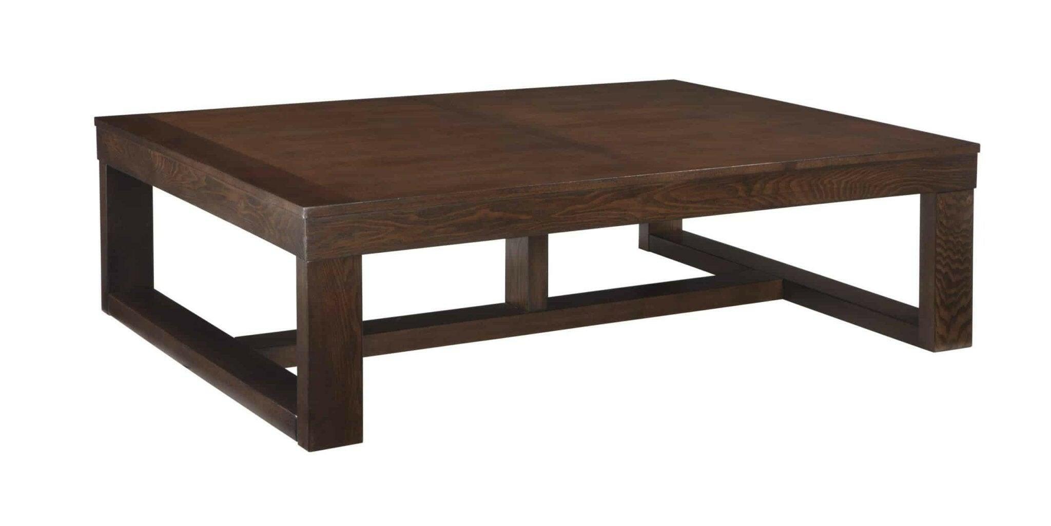 Watson Coffee Table T481 - Modern Wooden Coffee Table for Living Room, Home Decor & Office Use - Stylish Center Table for Small Spaces & Apartments