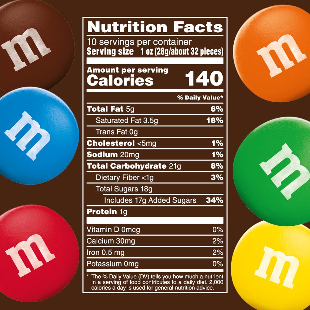 M&M'S Milk Chocolate Candy - 10 oz Resealable Sharing Size Bag - Perfect for Parties, Movie Nights & Office Snacks
