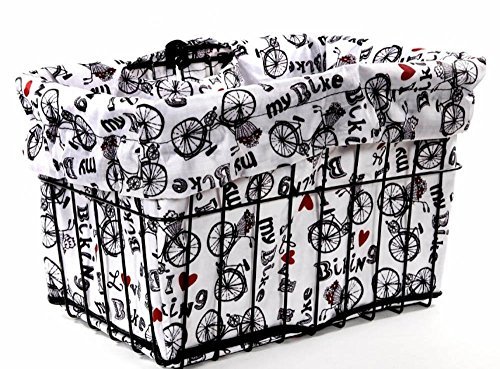 Cruiser Candy Reversible Bike Basket Liner - Durable & Stylish Cycling Accessory for Bicycle Enthusiasts | Perfect for Commuting, Groceries & Outdoor Adventures