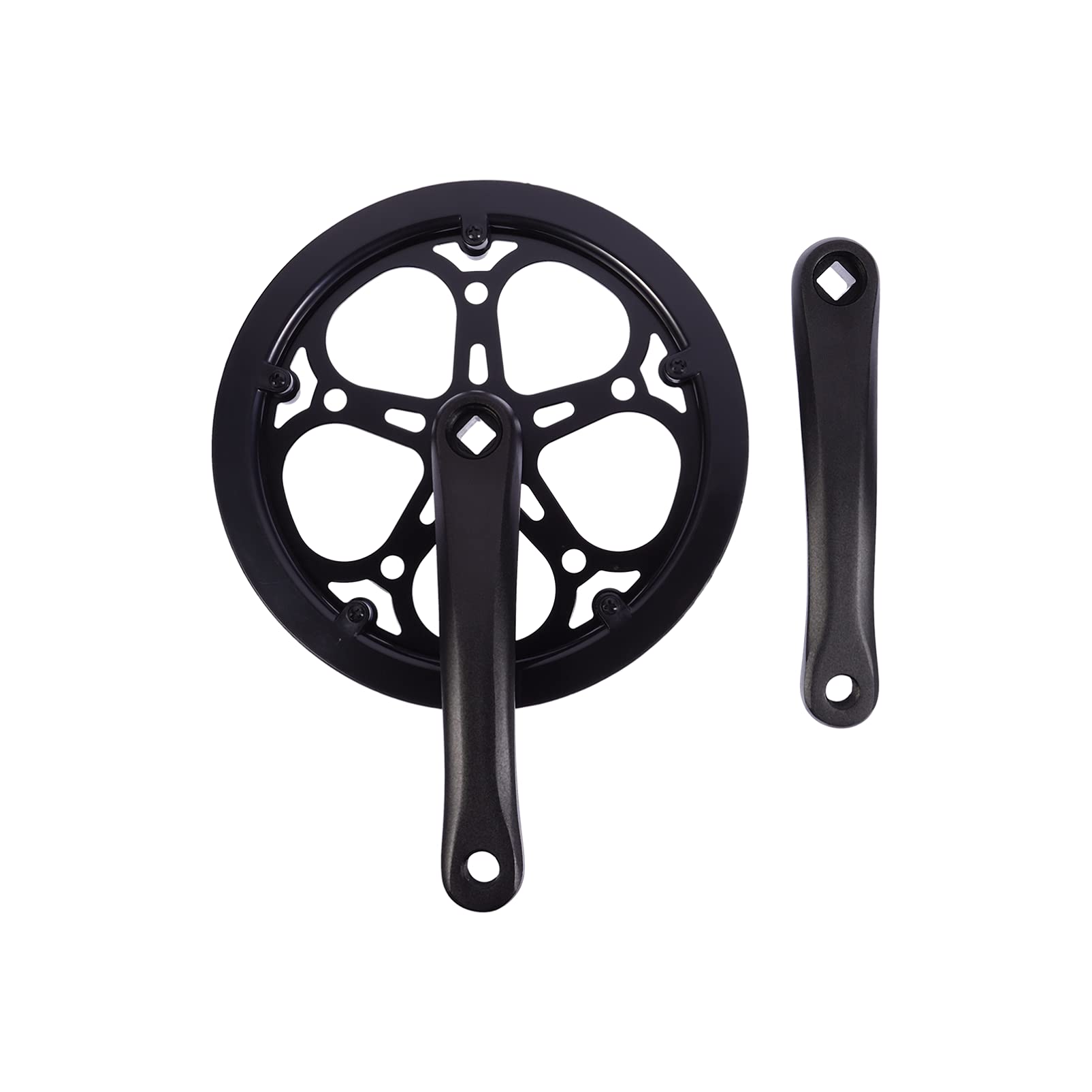 52T 170mm Bike Crankset - Single Speed & Mountain Bike Replacement Crank Arm Set | Durable Alloy Construction for Road & Trail Cycling | Perfect for Commuting, Fitness Riding & Off-Road Adventures