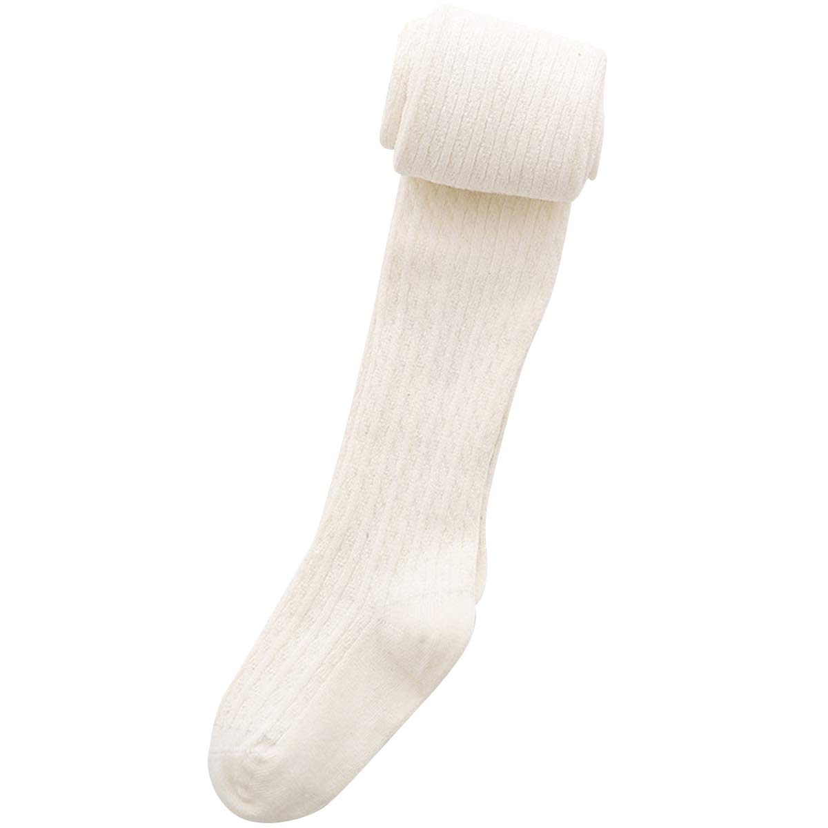 Vanberfia Baby Girls Cable Knit Tights 3-Pack - Soft Warm Leggings Stockings for Infants & Toddlers 2-10T - Perfect for Winter Outfits, Playdates & Holiday Photos