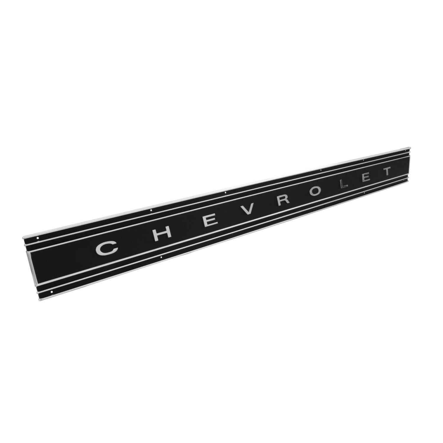 1969-1972 Chevrolet GMC Truck Black Tailgate Panel Assembly - Replacement 9656 Part for Pickup Bed Restoration & Classic Truck Repair