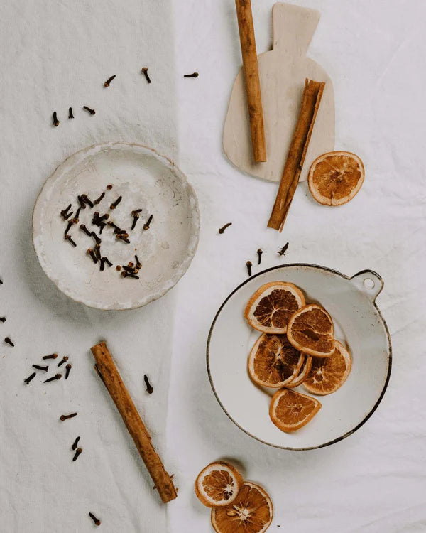 Natural Fragrance Sachets with Dried Orange Peel, Cinnamon, Cloves & Star Anise | Aromatherapy, Home Decor & Gift Idea