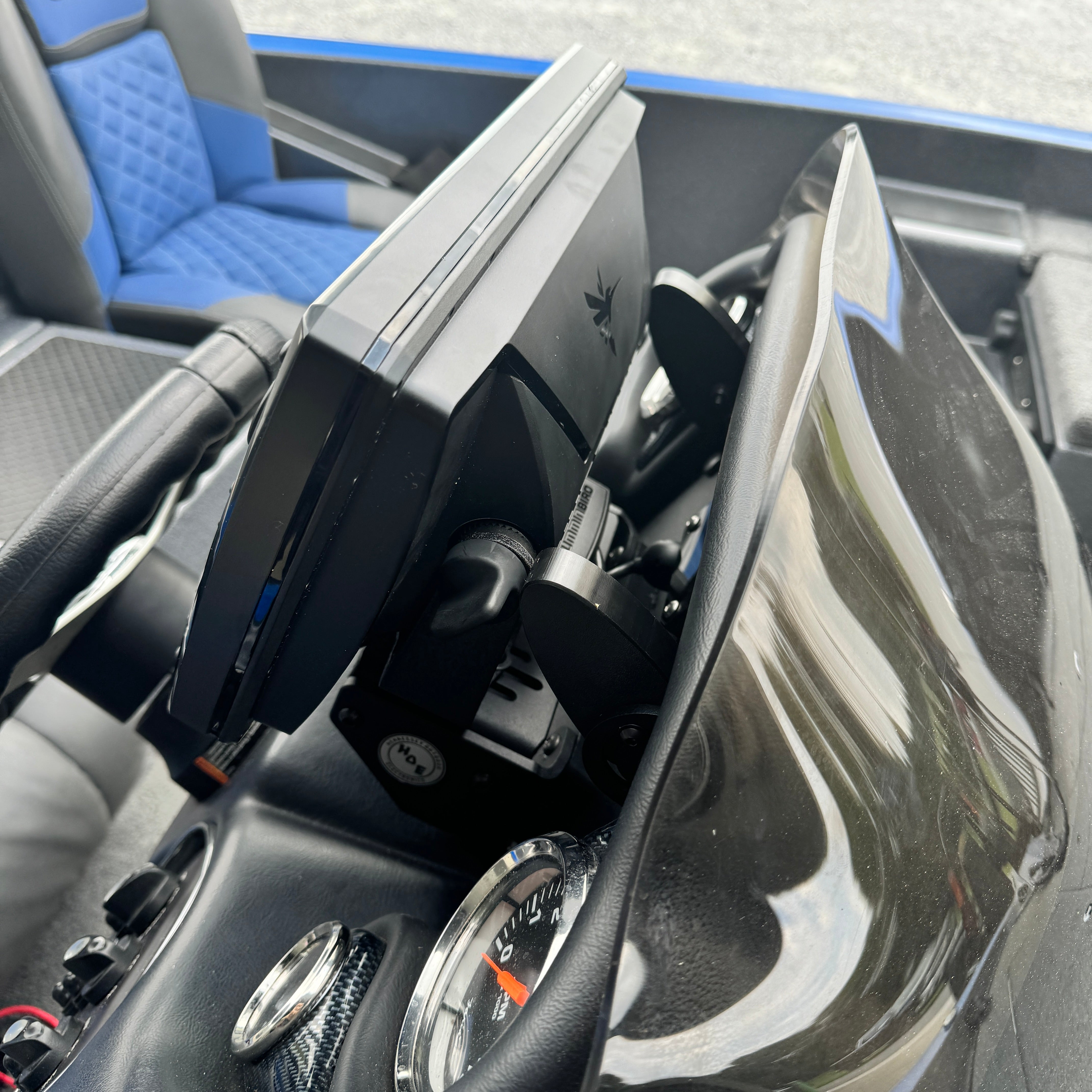 H.O.E. Single Console Mount System for Triton TRX20/21 - Heavy-Duty Marine & Off-Road Vehicle Mounting Solution for Fishing Boats, ATVs, and UTVs