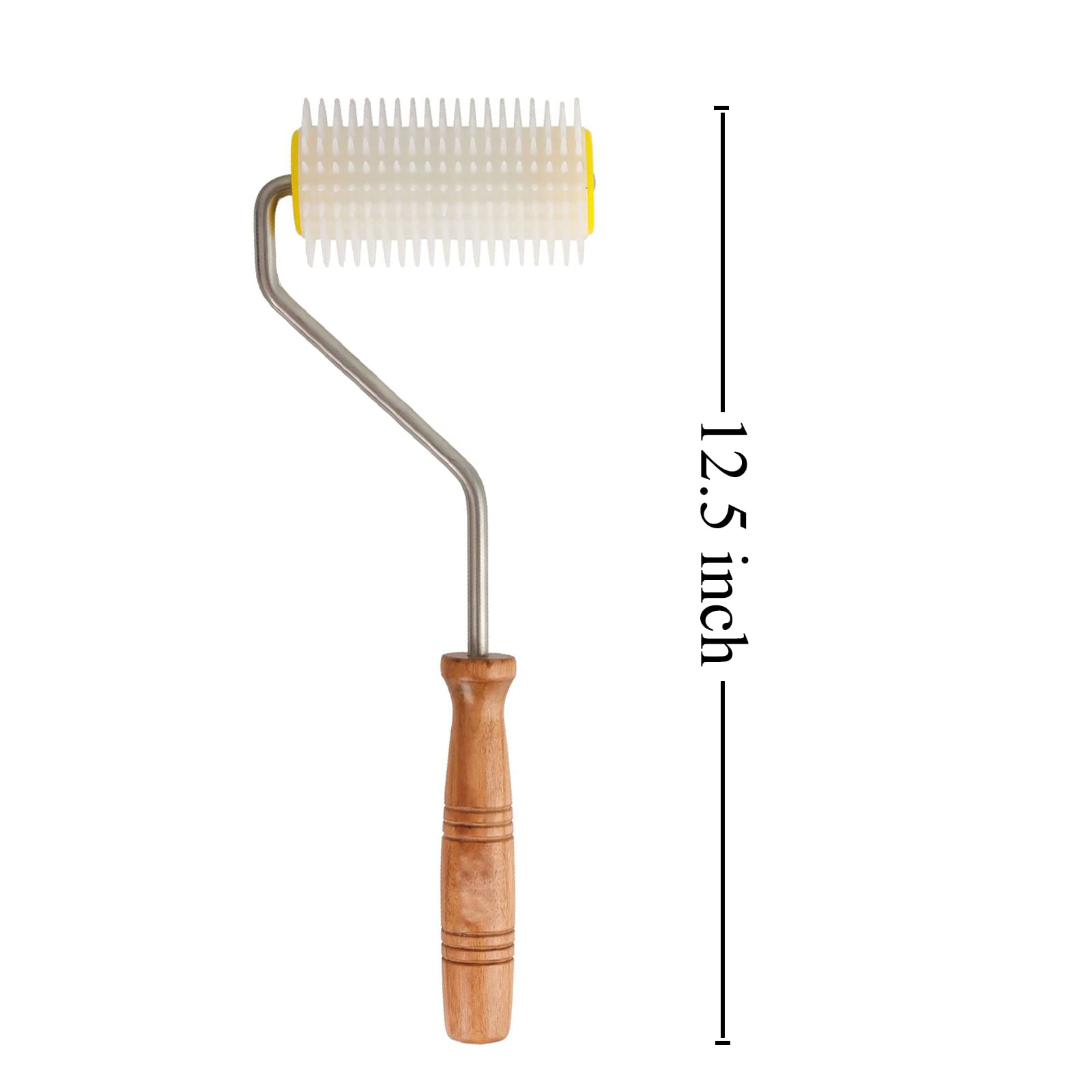 Stainless Steel Honey Extractor & Uncapping Needle Roller - Professional Beekeeping Tool Kit for Harvesting Honey (Perfect for Home Beekeepers & Commercial Apiaries)