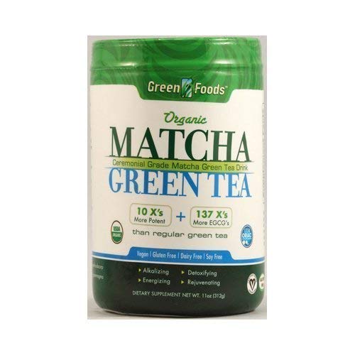 Organic Matcha Green Tea Powder - USDA Certified, 11 oz (60 Servings) | Antioxidant-Rich Superfood for Smoothies, Lattes & Baking | Boost Energy & Metabolism Naturally
