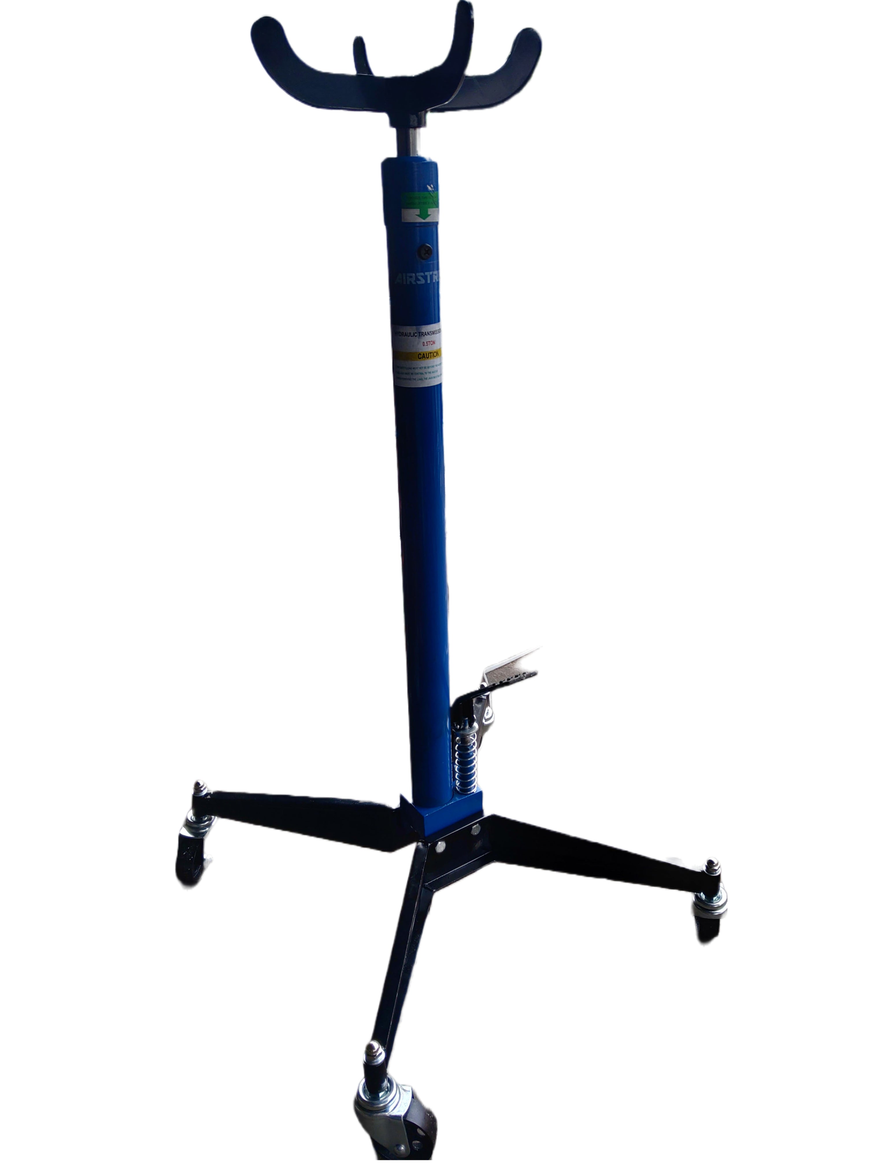 AIKO 0.5 Ton High Lift Transmission Jack - Heavy Duty Car Repair Tool for Mechanics | Model JACK ZD02051 28 | Perfect for Auto Shops & DIY Garage Transmission Work