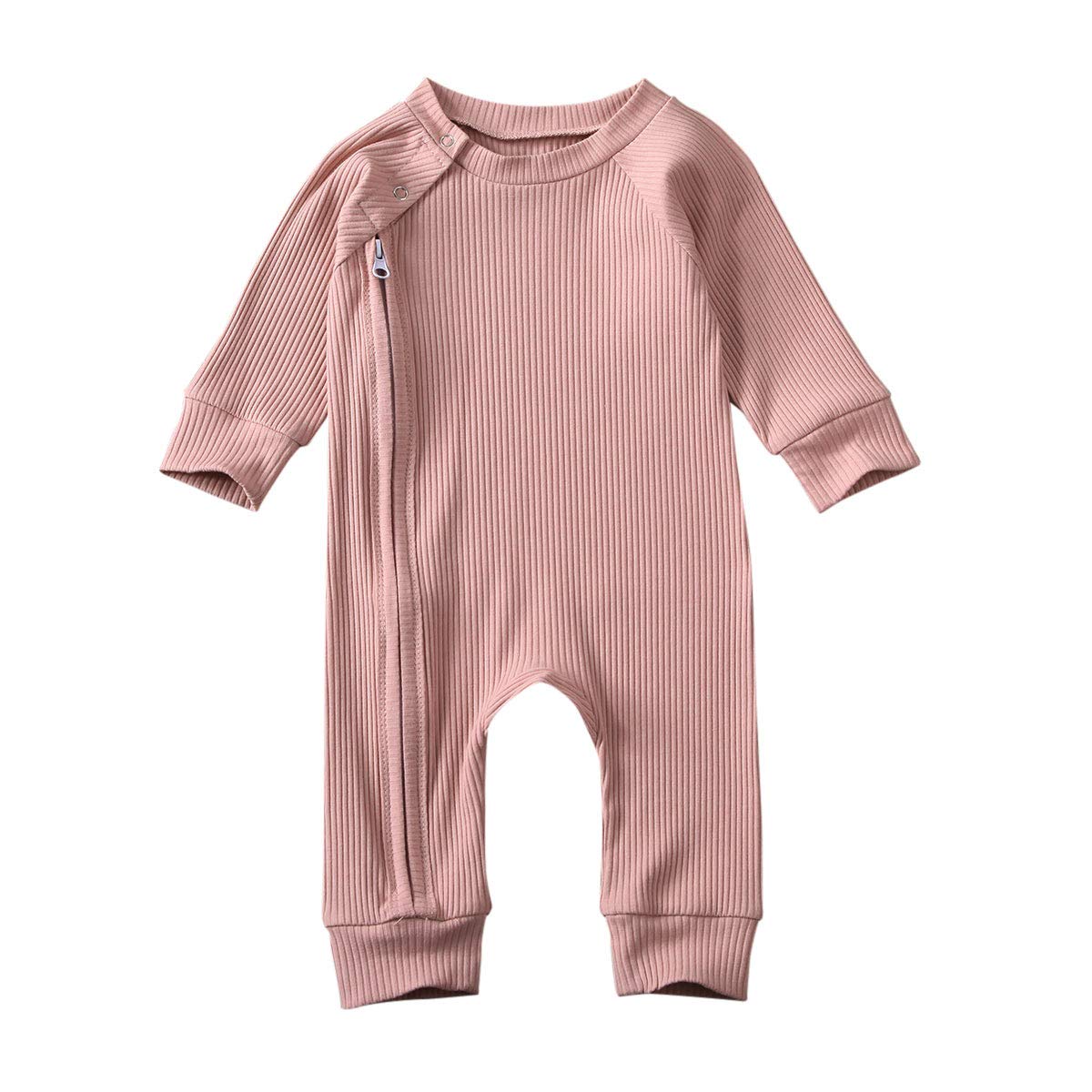 Newborn Baby Boy Girl Romper - Soft Ribbed Onesie Bodysuit Jumpsuit Outfits for Infants | Perfect for Daily Wear, Photo Shoots & Special Occasions