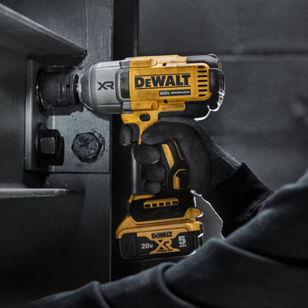 DEWALT 20V MAX XR 1/2 Inch High Torque Impact Wrench Kit (Refurbished) - Heavy Duty Cordless Power Tool with Battery & Charger - Perfect for Automotive Repair, Construction & DIY Projects