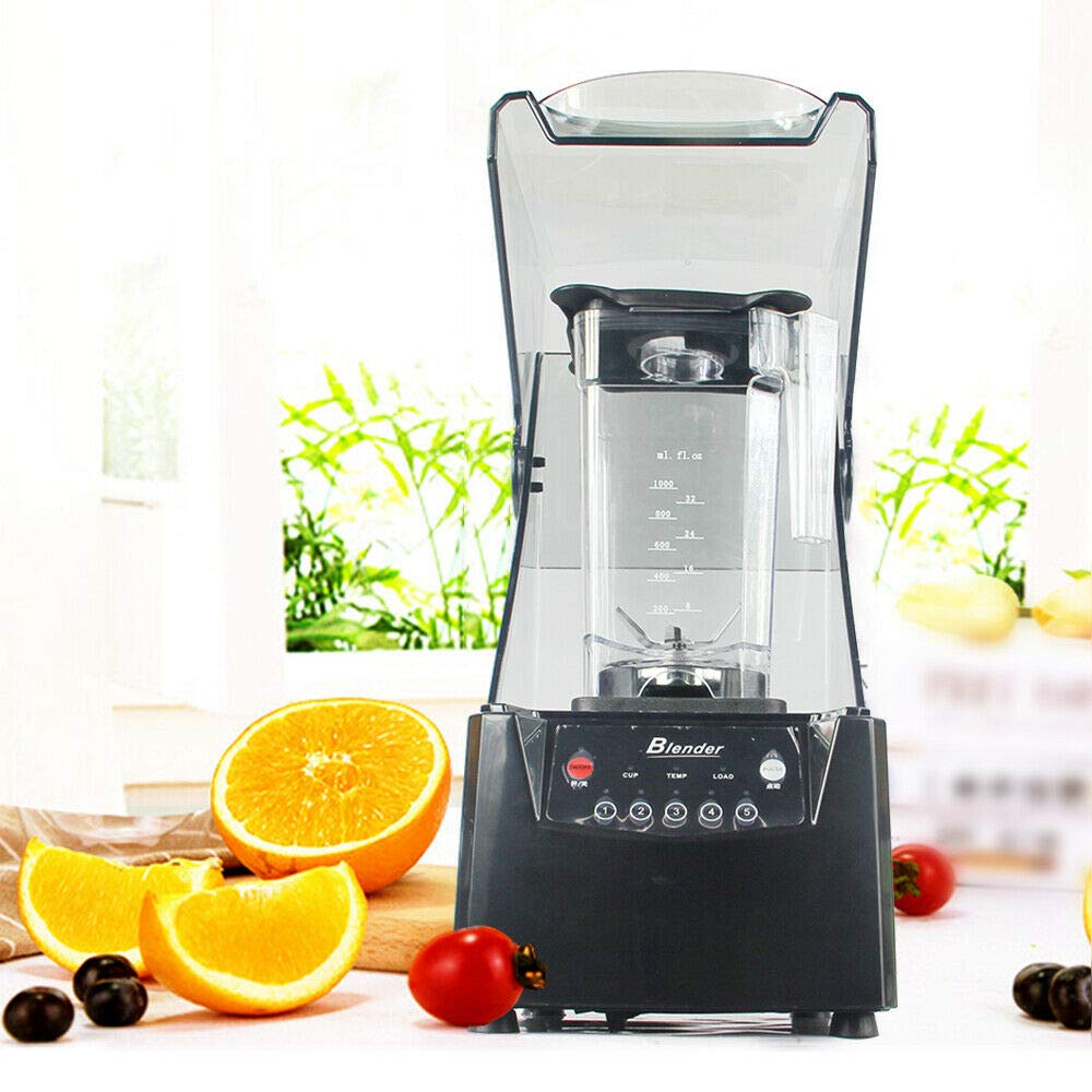 2600W Professional Blender for Smoothies, Juicing & Ice Crushing - 61oz High-Speed Countertop Blender with Soundproof Cover & Total Crushing Technology - Perfect for Frozen Fruits, Protein Shakes & Kitchen Prep