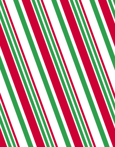 Christmas Stamps Scalloped Tissue Paper - Holiday Gift Wrapping, Crafts & DIY Decorations for Festive Season