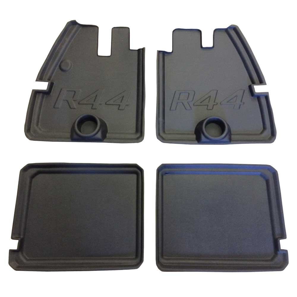 Premium Rubber Floor Mats for Robinson R44 Helicopter - Heavy Duty Non-Slip Protection - Perfect for Aviation Enthusiasts & Professional Pilots (Use: Protects Helicopter Floor from Dirt, Mud & Wear During Flights)