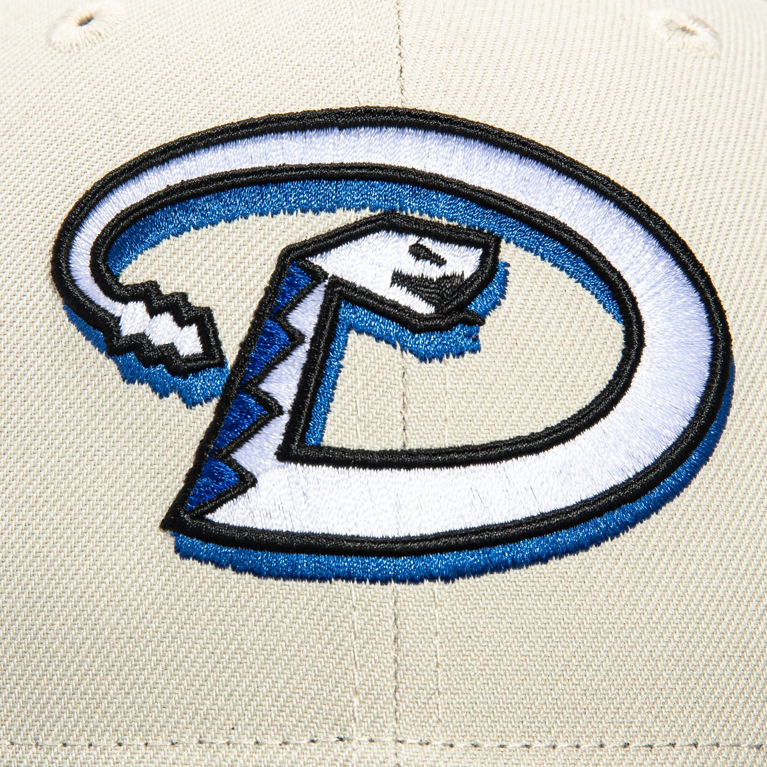 New Era 59Fifty Arizona Diamondbacks MLB Baseball Cap - Stone & Navy Adjustable Snapback Hat for Men & Women | Game Day, Sports Fan, Casual Wear