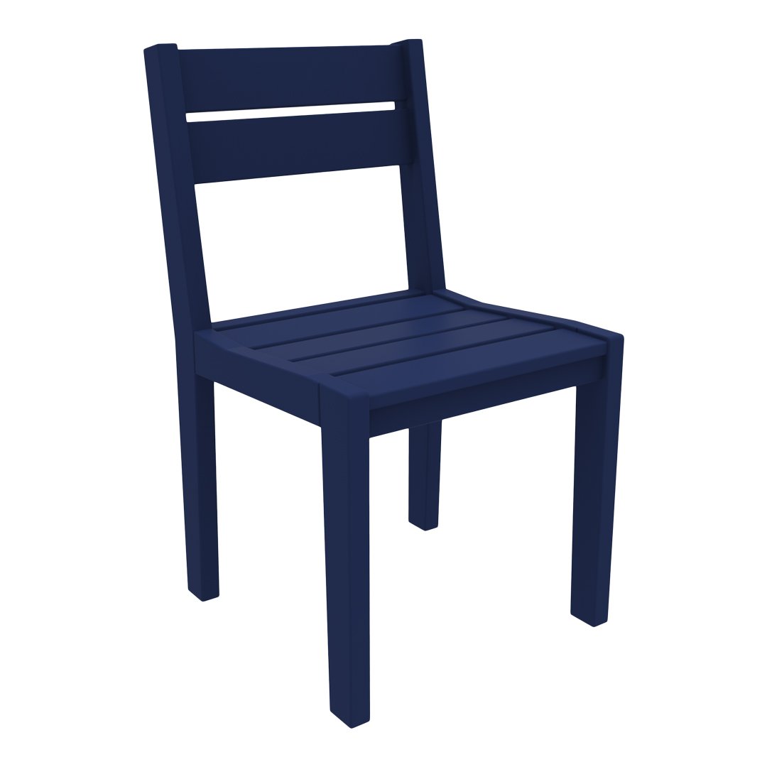 Stylish Coastline Cafe Dining Chair - Modern Wooden Bistro Chair for Kitchen, Restaurant & Patio - Perfect for Home, Cafe & Outdoor Dining