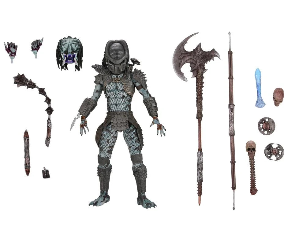 Predator 2 Ultimate Warrior Predator Action Figure - Collectible Movie Character Model for Display & Cosplay