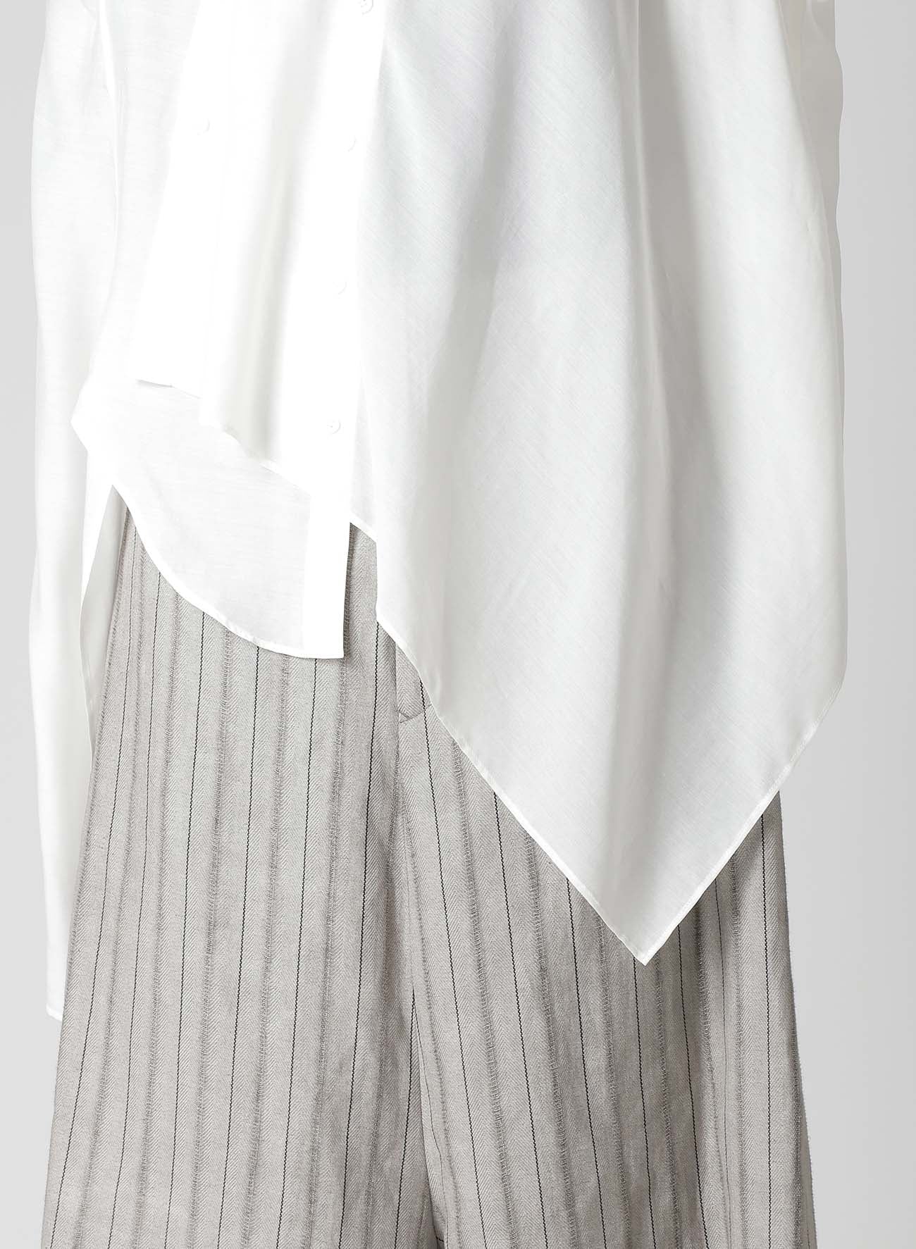 Stylish Cu/Mo Kersey Unbalance Draped Blouse for Women - Elegant Asymmetrical Tunic Top for Casual Wear, Office Outfits & Special Occasions