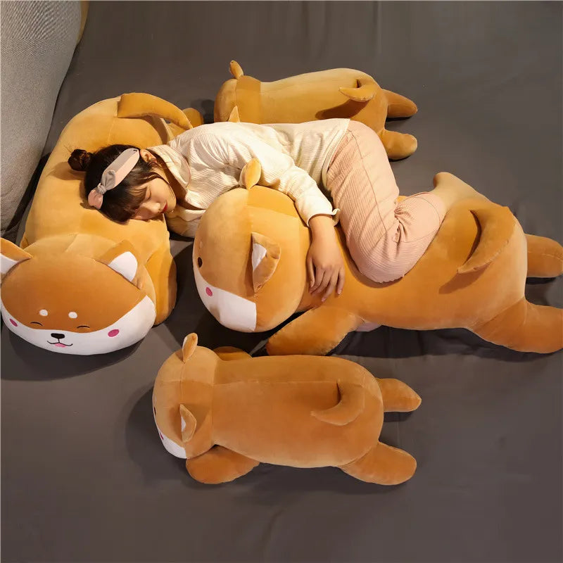 Giant Shiba Inu Plush Dog Stuffed Animal - 39 Inch Extra Large Fluffy Plush Toy for Kids, Adults, Home Decor, and Cute Gifts | Perfect for Bedroom, Nursery, and Anime Lovers
