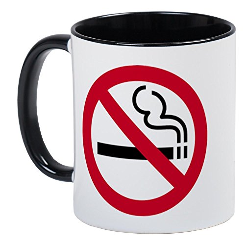 White/Black Inside - No Smoking Mug