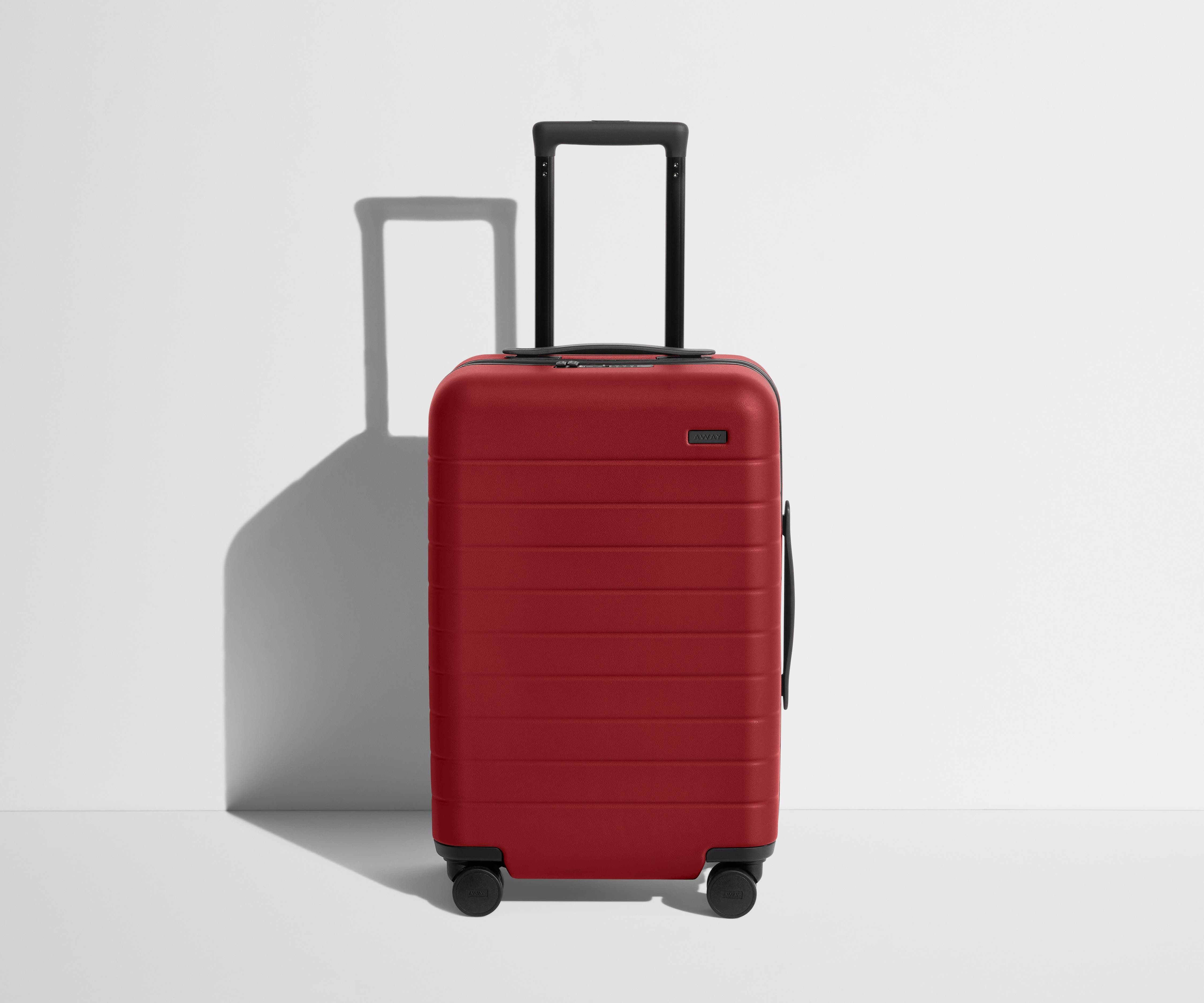 Tango Red Carry On Luggage - Lightweight & Durable Suitcase for Air Travel, Weekend Getaways & Business Trips | Perfect for Airlines & Commuters