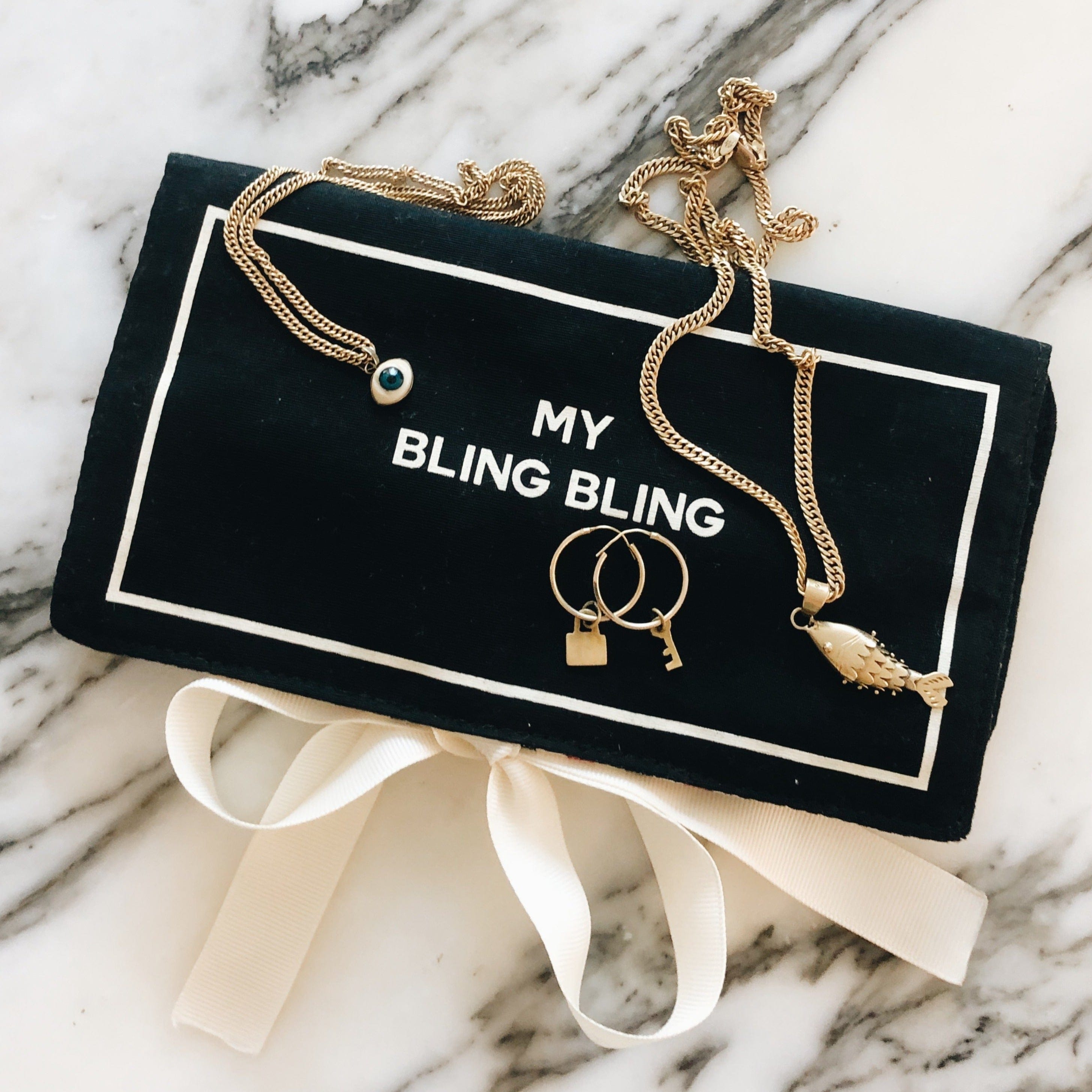 Premium Jewelry Organizer Travel Pouch - Black Velvet Jewelry Case for Necklaces, Rings & Earrings - Perfect for Travel, Home Storage & Gift Giving