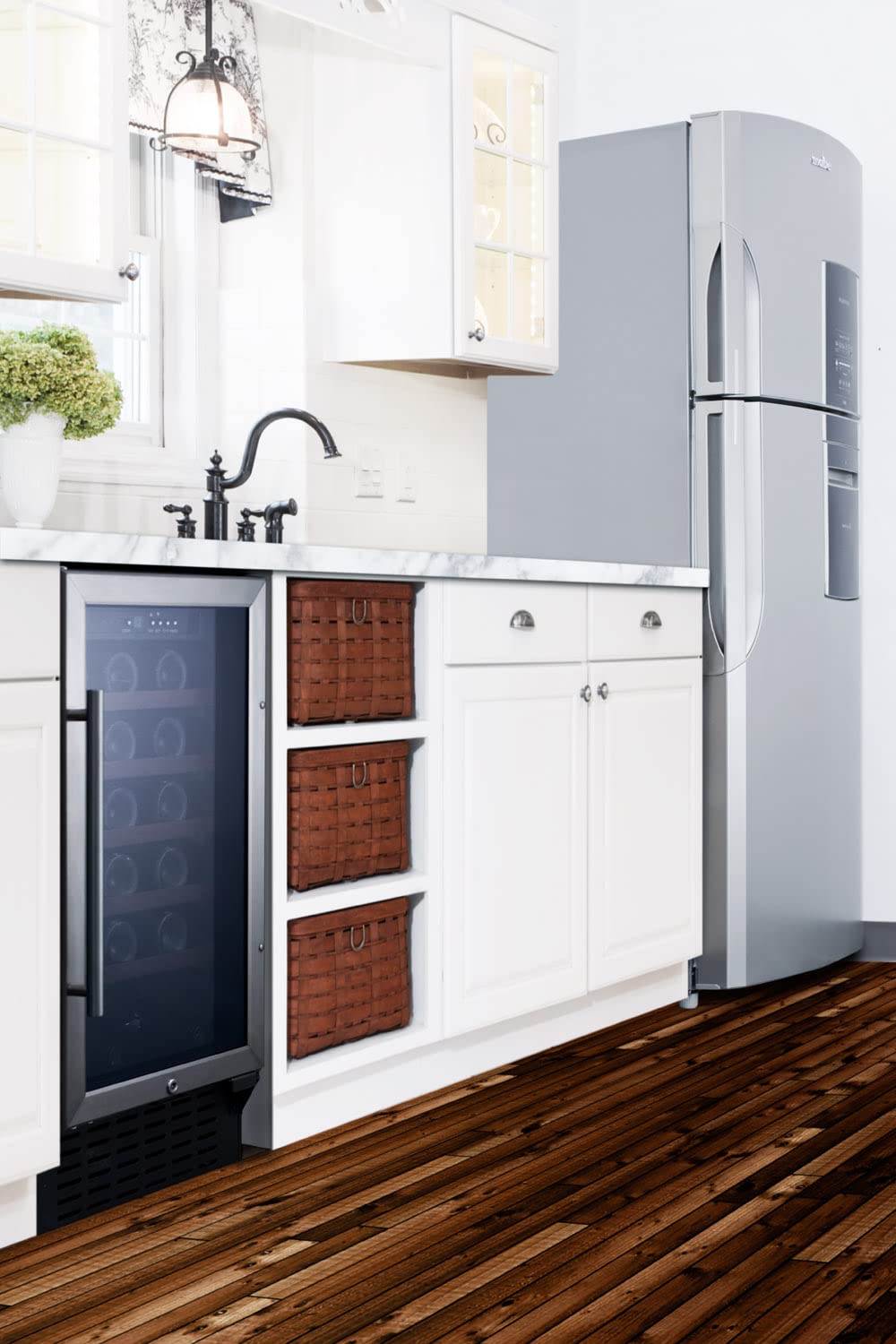 Summit STM7212KW 24-Inch Built-In Single Wall Oven with Convection - Bisque Finish | Perfect for Baking, Roasting & Entertaining in Modern Kitchens