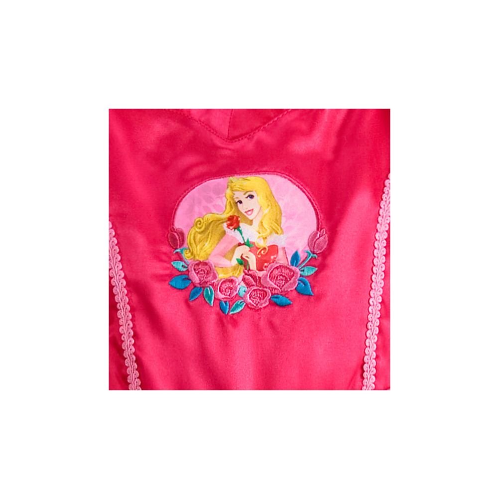 Disney Princess Aurora Long Sleeve Nightgown Pajama for Girls Age 5-6 | Soft & Comfortable Sleepwear for Bedtime & Dress-Up Play