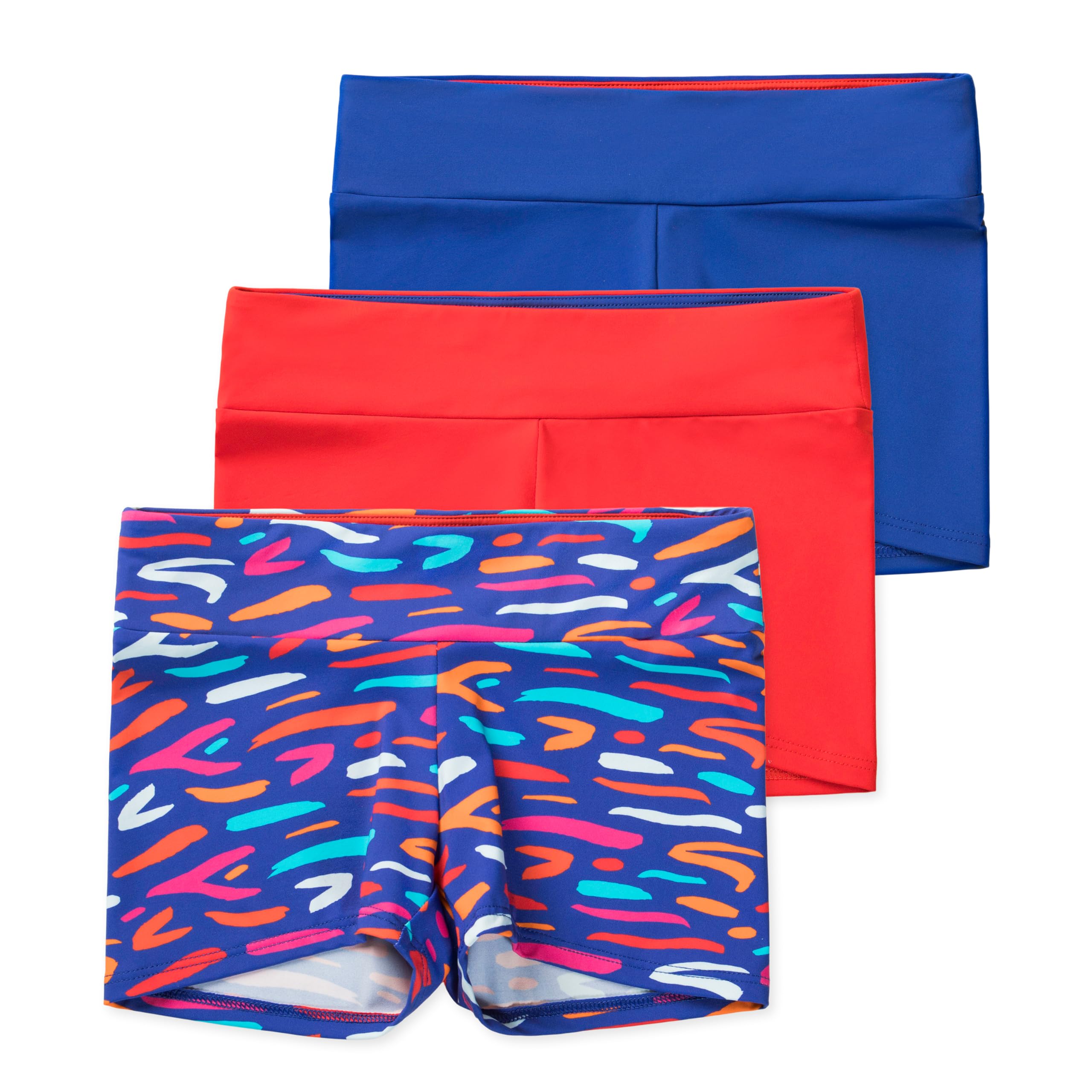 Layla Girls Dance Shorts - Stretchy Ballet & Gymnastics Shorts for Kids - Perfect for Dance Class, Gymnastics Practice & Performance Wear