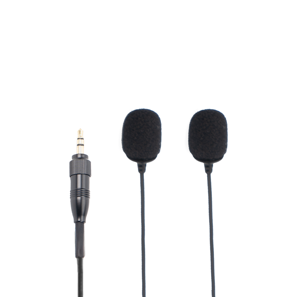 Dual Head Wireless Lavalier Microphone - Professional Lapel Mic for YouTube, Podcast, Live Streaming & Video Recording - Perfect for Vloggers, Interviewers & Content Creators