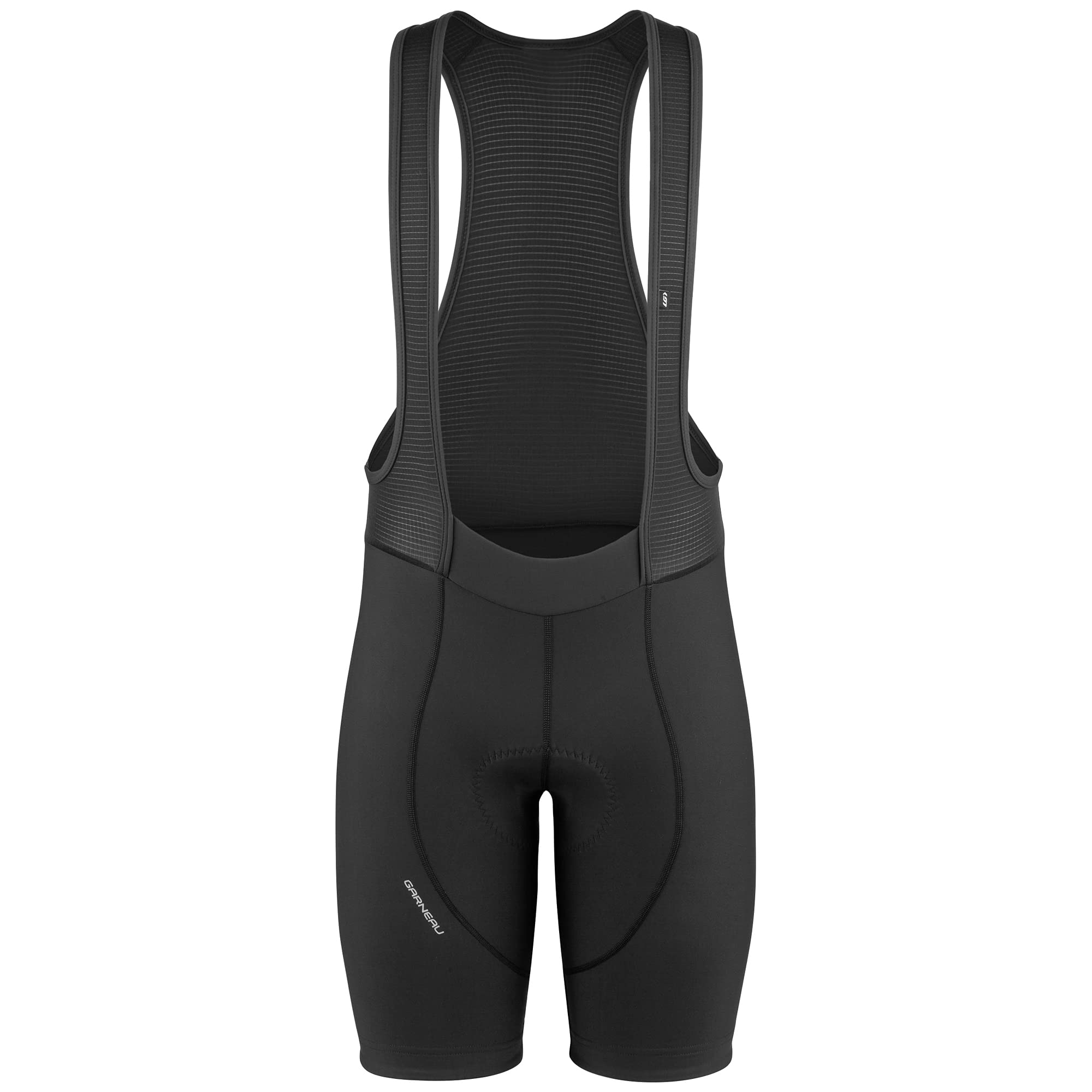 Louis Garneau Men’s Fit Sensor 3 Cycling Bib Shorts with Padded Chamois - Breathable Compression Bike Shorts for Road Biking & Training - Ideal for Long Distance Cycling, Triathlons, and Indoor Spinning Classes