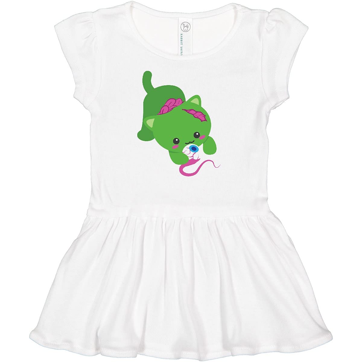Inktastic Zombie Cat Infant Dress - Cute Halloween Baby Outfit for Girls & Boys - Perfect for Halloween Parties, Trick or Treating & Photo Shoots